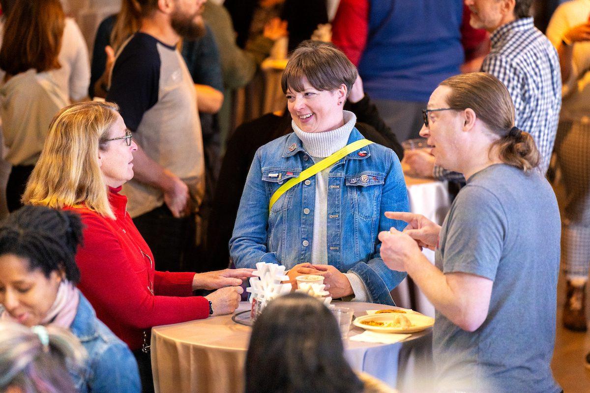 MSU Denver Faculty and Staff celebrate at the 2023 Holiday Fest